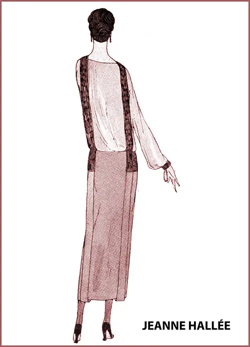 Colorful Jacket, Skirt, and Bodice by Jeanne Hallée.