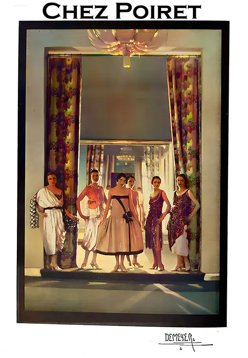 Chez Paul Poiret, Paris.