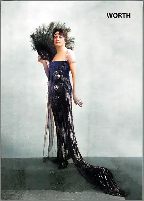 Evening Dress by Worth.