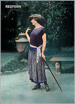 Mlle Damiroff, du Théatre de Paris Dressed by Redfern.