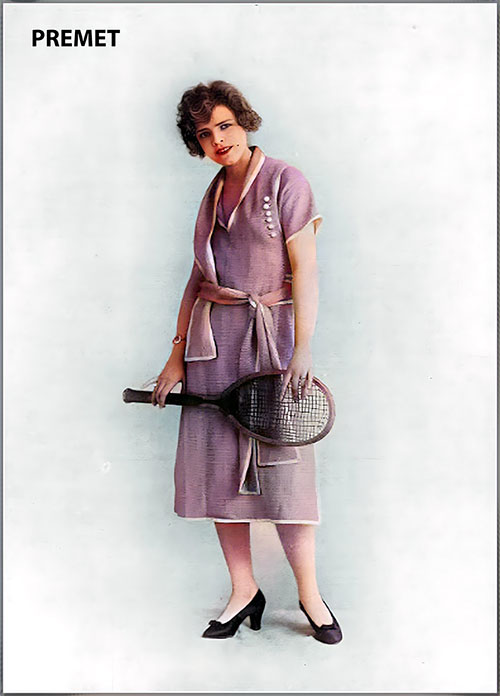 Tennis Costume by Premet.
