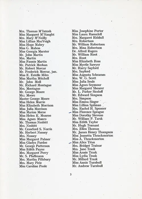 List of Passengers, Part 3, TSS Assyria Cabin Passenger List, 26 August 1922.
