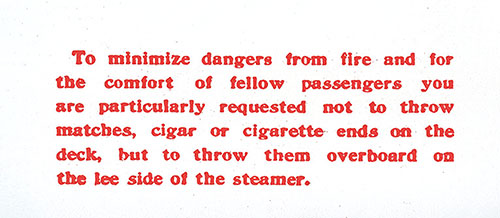 Fire Danger Insert 1904