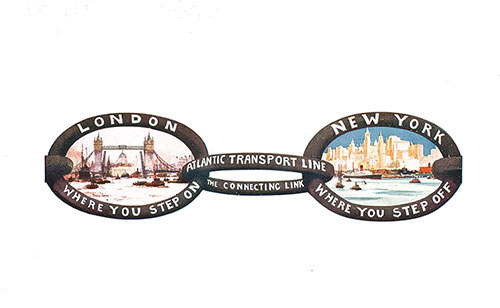 Back Cover, The Connecting Link Between London and New York Graphic. SS Minnewaska First Class Passenger List, 23 April 1927.