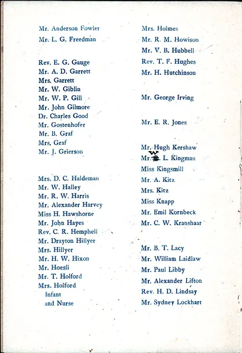 GGA Image ID # 2380383220 List of Saloon Passengers, Part 2 of 4, Fowler-Lockhart. RMS Germanic Saloon Passenger List, 22 July 1896.