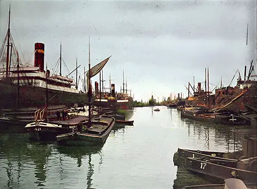 Kattendyk Dock at Antwerp Harbour.