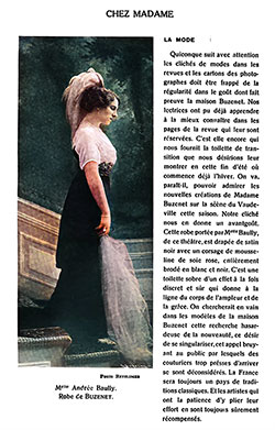 Buzenet Satin and Muslin Dress