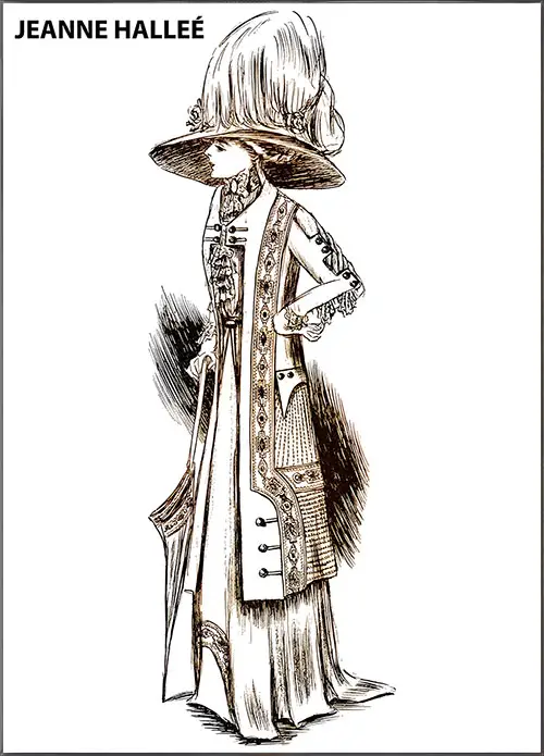 Charming Coat-suit From the House of Jeanne Hallée.