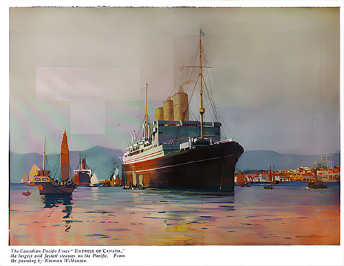 The Canadian Pacific Liner "Empress of Canada," The Largest and Fastest Steamer on the Pacific.
