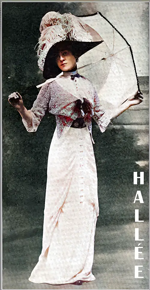A Simple Afternoon Gown by Jeanne Hallée.