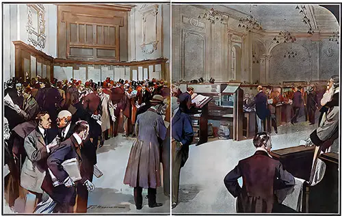 At Lloyd's, the Famous Association of Marine Underwriters After the Sinking of the Titanic