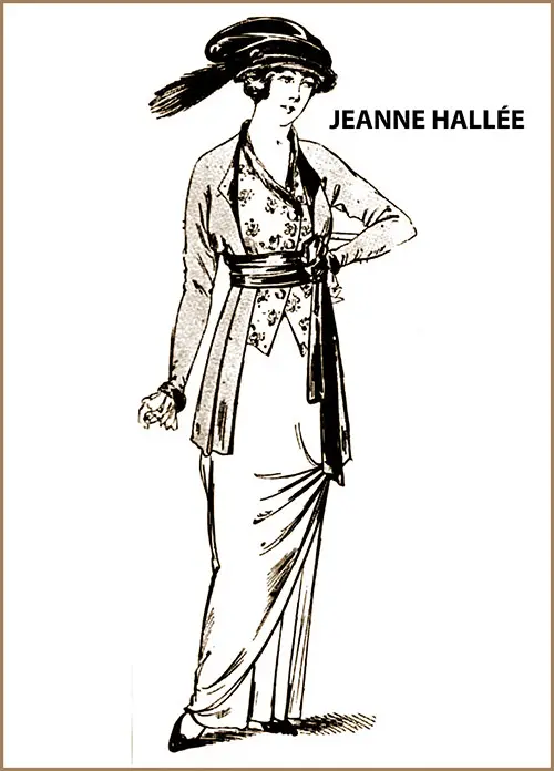 Toilette de Course (Dress) Worn at Deauville by Jeanne Hallée.