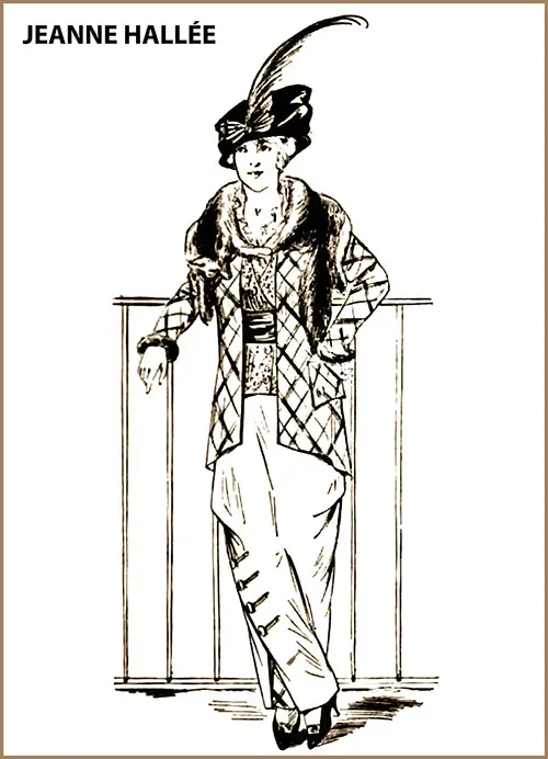 An Attractive Race Gown Made by Jeanne Hallée.