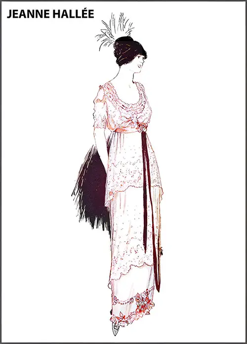 One of Those Evening Gowns From Jeanne Hallée.