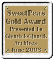 SweetPea Gold Award
