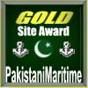 Gold Award, PakistaniMaritime Web Awards 30 May 2003