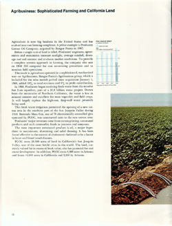 Agribusiness: Sophisticated Farming and California Land - 1968 Annual Report