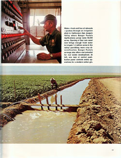 Irragation Ditch in California's San Josquin Valley - 1968 Annual Report