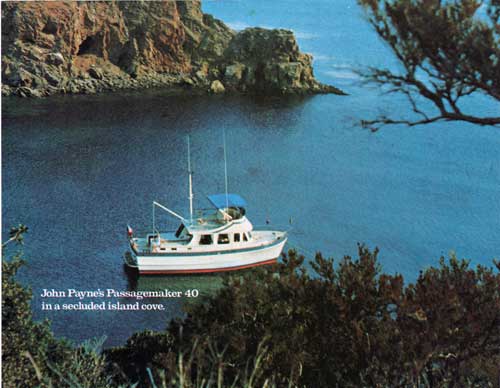 John Payne's Passagemaker 40 In A Secluded Island Cove