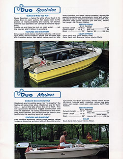 DUO Sportster - Outboard, Wide V Hull (Top Half)