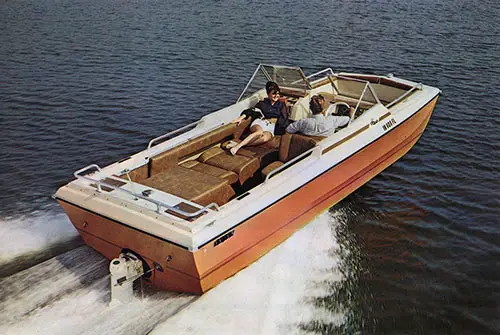 Couple Enjoying a Cruise on a DUO Vagabond Boat