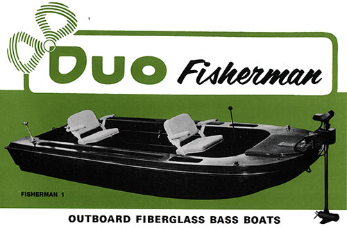 DUO Fisherman Outboard Fiberglass Bass Boat (1971)