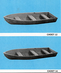 DUO Cadet 12 and Cadet 14 Fishing Boats (1971)