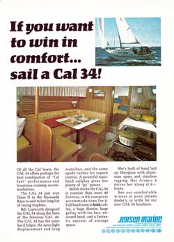 1969 Jensen Marine's Cal 34 Yacht - Win in Comfort