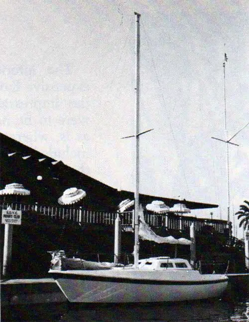 The CAL T/2 Yacht - Docked at the Marina Clubhouse