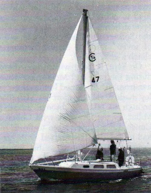 The CAL T/4 Enjoying a gentle ride on the open sea