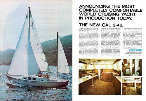 Jensen Marine - The New CAL 2-46 World Cruising Yacht (1973) 