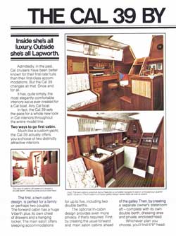 1978 The CAL 39 Yacht by Jensen Marine