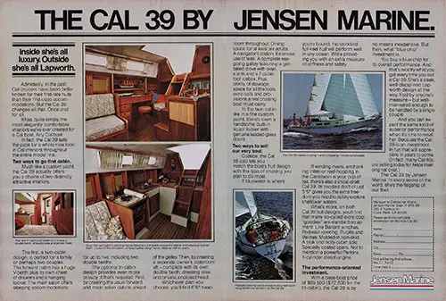 The Cal 39 by Jensen Marine