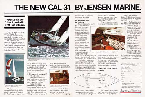 The New Cal 31 by Jensen Marine