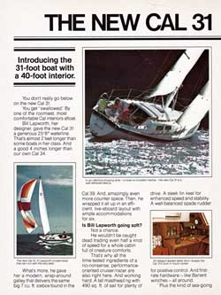 1978 The New CAL 31 Yacht by Jensen Marine