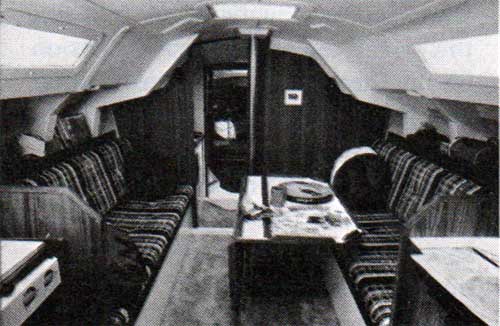 View of the Main Saloon on the Cal Meter Edition 9.2 Yacht