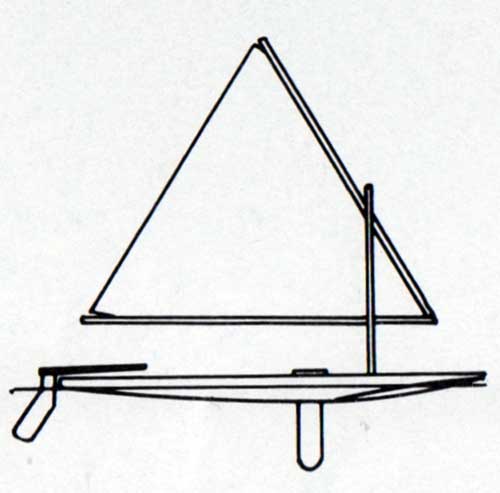 Diagram of the Swift and Super Swift Sailboats by O'Day