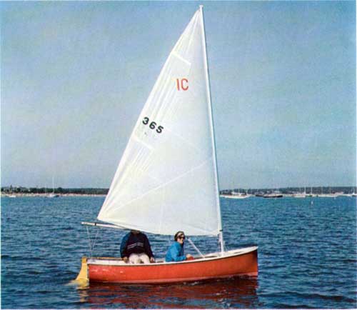 The Interclub IC Sailboat looks great and seat two comfortably
