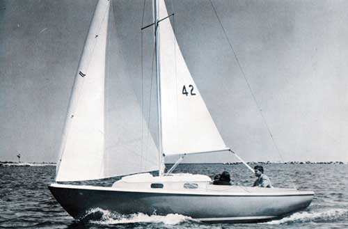 The O'Day 1967 Tempest Sailboat.