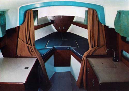 Check out this Roomy Forward compartment on the O'Day Outlaw Sailboat