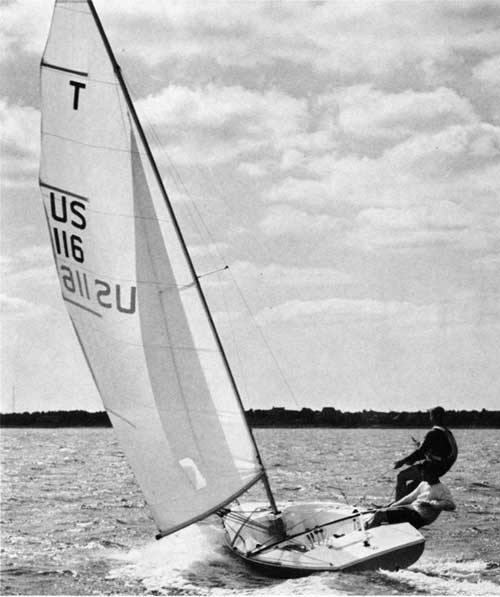 Riding high on the waves on the O'Day International Tempest