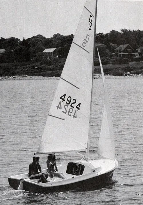 Relaxing on an O'Day Day Sailer II