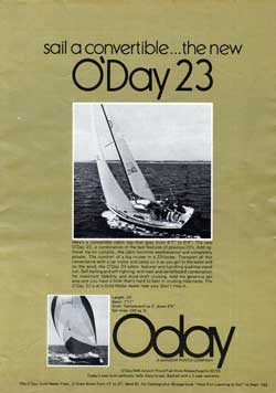 Sail A Convertible - The New O'Day 23 - 1973 Advertisement