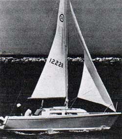 O'Day 22 Sailboat - Gold Medal Fleet for 1974