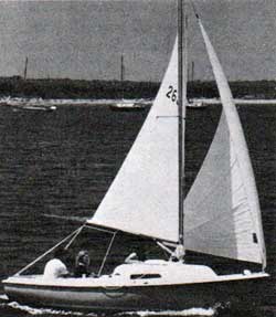 O'Day Mariner Sailboat - 1974 Gold Medal Cruising Fleet.