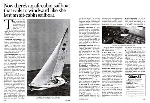 Introducing The O'Day 32 Aft-Cabin Sailboat (1975) 