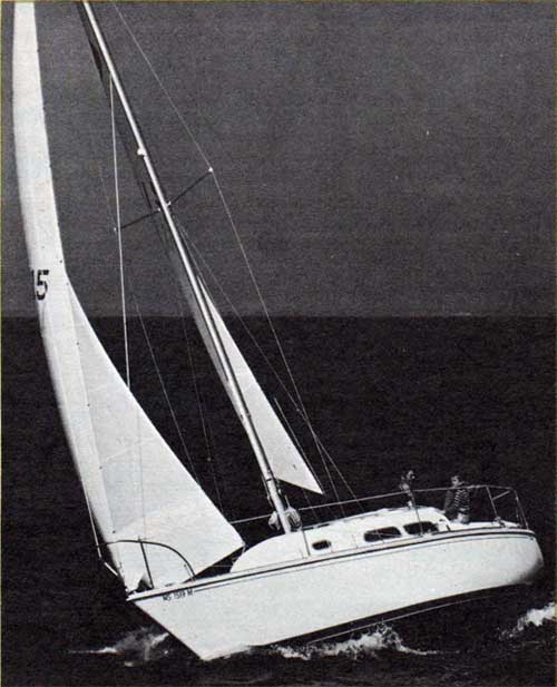 The O'Day 27 II on the Open Sea