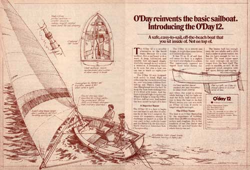 Introducing The O'Day 12. O'Day Reinvents The Basic Sailboat. (1976)