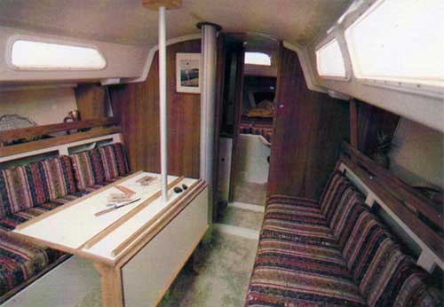 Interior View of the O'Day 30