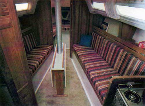 Interior View of the O'Day 32